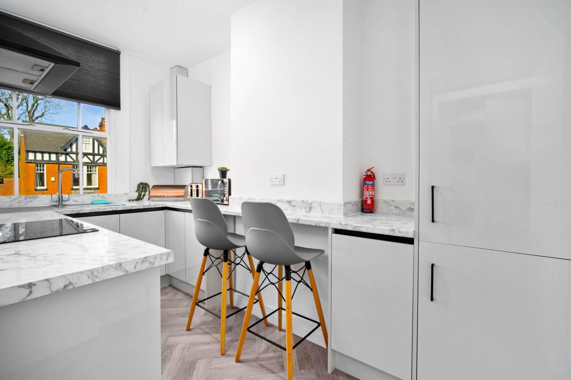 Large Modern Apartment - High-Speed Wifi - Netflix - Street Parking 3Br Birmingham Eksteriør billede